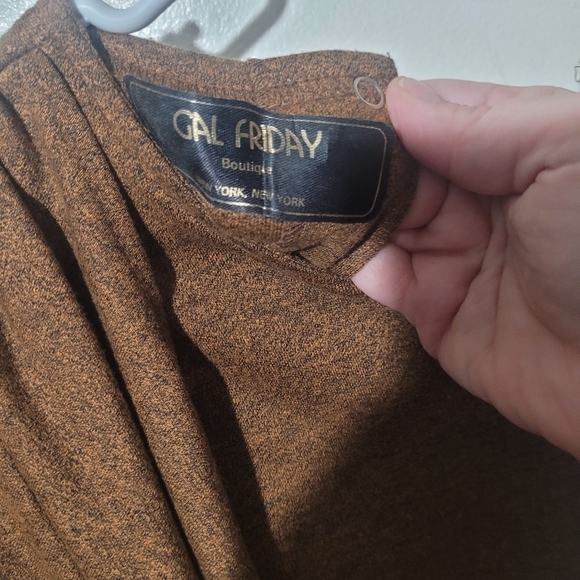 Vintage Lloyd Allen 80s Dress Med - Picture 4 of 5